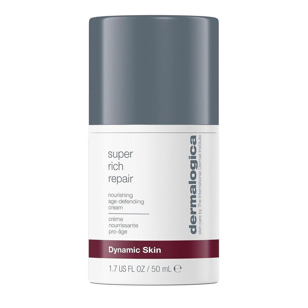 Dermalogica Crema facial hidratante superconcentrada antienvejecimiento de reparación súper rica, repone humedad natural