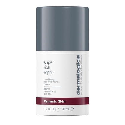 Dermalogica Crema facial hidratante superconcentrada antienvejecimiento de reparación súper rica, repone humedad natural