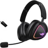 ASUS ROG Delta II Wireless Gaming Headset Mic Tri-Mode Connectivity for PC PS5 PS4 Xbox Switch Mobile