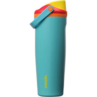Owala FreeSip Sway Botella de Agua Aislada de Acero Inoxidable con Doble Boquilla, Asa de Transporte y Libre de BPA