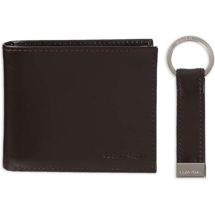 Conjunto de billetera minimalista y tarjetero Calvin Klein para hombre con tecnología RFID para protección