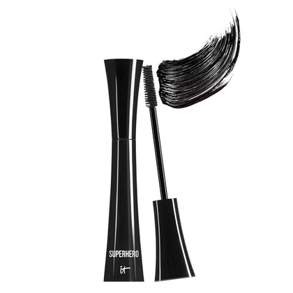 Máscara De Pestañas IT Cosmetics Superhéroe, Voluminizadora Y Alargadora Negra