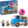 LEGO City Camión de Donas - Juguete de Construcción para Niños, Incluye Minifiguras de Proveedores y Clientes con Accesorios Divertidos