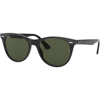 Ray-Ban RB2185 Wayfarer II - Gafas de sol redondas para hombre con protección UV y armazón de acetato duradero