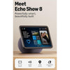 Amazon Echo Show 8 modelo reciente con pantalla HD rediseñada, audio espacial y control de Smart Home, color grafito