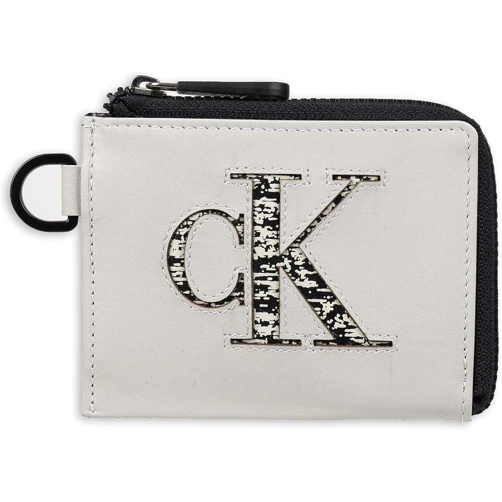 Calvin Klein Cartera de cuero RFID minimalista para hombre, elegante y organizada, con ranuras para tarjetas y tecnología de bloqueo RFID