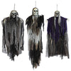JOYIN decoraciones colgantes de esqueletos de Halloween, paquete de 3, brazos ajustables y material duradero para exteriores