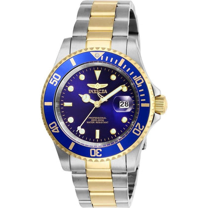 Invicta Pro Diver, reloj de cuarzo masculino con correa de acero inoxidable y resistencia al agua hasta 200 metros