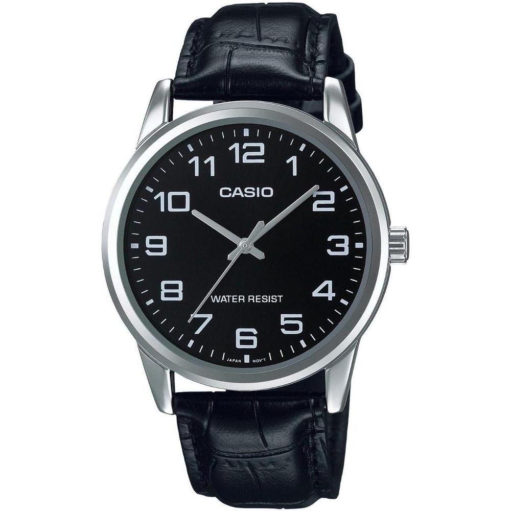 Reloj de pulsera Casio para hombre MTP-V001L-1BUDF en blanco con movimiento de cuarzo y resistencia al agua