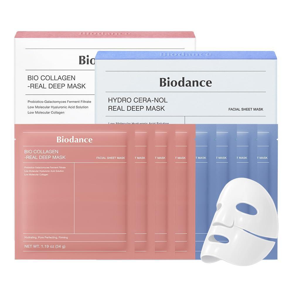 Mascarillas Biodance Hidrogel Bio-Colágeno Ceramidas 8 Unidades