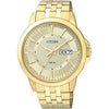 Reloj de pulsera Citizen para hombre con movimiento de cuarzo, esfera texturizada y caja de acero inoxidable