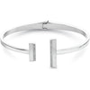 Brazalete Calvin Klein para mujer: minimalismo con silueta elegante y cristales