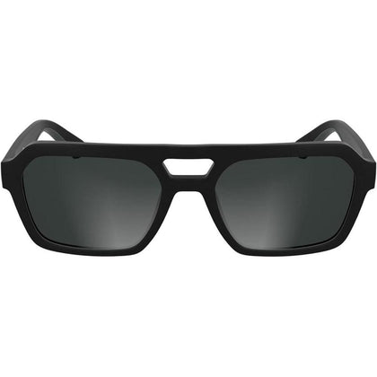 Calvin Klein Jeans CKJ25603S, gafas de sol rectangulares para hombre, color negro mate, tamaño único, estilo ecológico