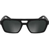 Calvin Klein Jeans CKJ25603S, gafas de sol rectangulares para hombre, color negro mate, tamaño único, estilo ecológico