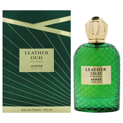 Leather Oud para hombre, fragancia amaderada con vetiver, sándalo, pachulí, amyris, cedro, clavo y cardamomo
