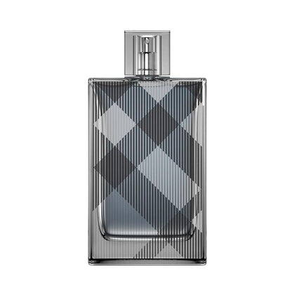 Burberry Brit Eau de Toilette Colonia Woody para hombre con notas de cedro, mandarina, rosa silvestre y haba tonka