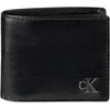 Billetera plegable minimalista RFID de cuero Calvin Klein para hombre con múltiples ranuras para tarjetas