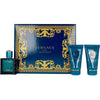 Versace Eros for Men Set de regalo con Eau de Toilette, bálsamo para después del afeitado y gel de ducha vigorizante