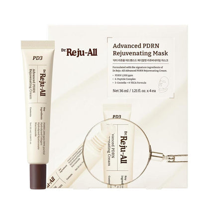 Dr.Reju-All PDRN All-Day Glow Duo con Crema Rejuvenecedora y Mascarilla para Hidratación y Relleno Facial