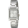 Reloj Casio de mujer LTP1237D-7A, acero inoxidable plata, dial blanco, movimiento de cuarzo y resistencia al agua