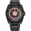 Citizen Eco-Drive Marvel Tony Stark I Love You - Reloj de acero inoxidable negro, con fecha de 3 manecillas, luminoso, parte trasera grabada