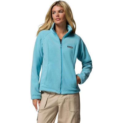 Chaqueta de cremallera completa Columbia Benton Springs para mujer, tejido polar para máxima calidez, ajuste clásico y moderna