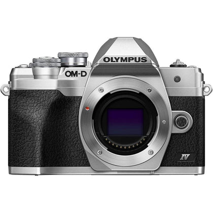 OM System Olympus E-M10 Mark IV Plata Cámara 20MP Estabilización De Imagen 4K Wi-Fi