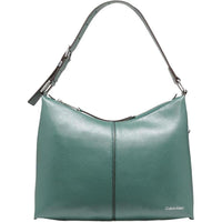 Bolso de hombro Hobo Calvin Klein Max Top Zip, cuero vegano de alta calidad y organización interior segura