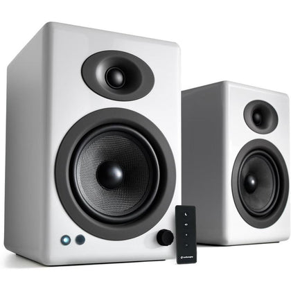 Bocinas de Estantería Amplificadas Audioengine A5+ para Música, Juegos, Turntables y Teatro en Casa