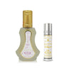 Al-Rehab Suave juego de 2 piezas para mujer con Eau De Parfum Spray y Perfume Concentrado Rollerball