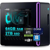 Dell Alienware Aurora ACT1250 Gaming Desktop Intel 20-core Ultra 7 265F 64GB RAM 2TB SSD GeForce RTX 5070 Ti AI Win11Pro