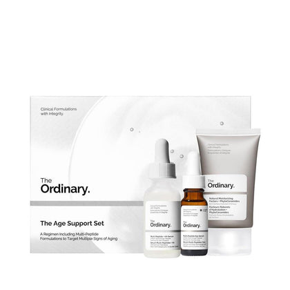 Set De Soporte Para La Edad Multi-Péptido, Suero Ocular, Crema Hidratante
