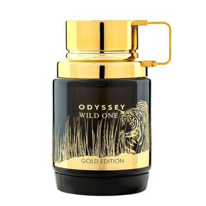 Armaf Odyssey Wild One Gold Edition para hombre, Eau de Parfum en aerosol, fragancia amaderada y especiada