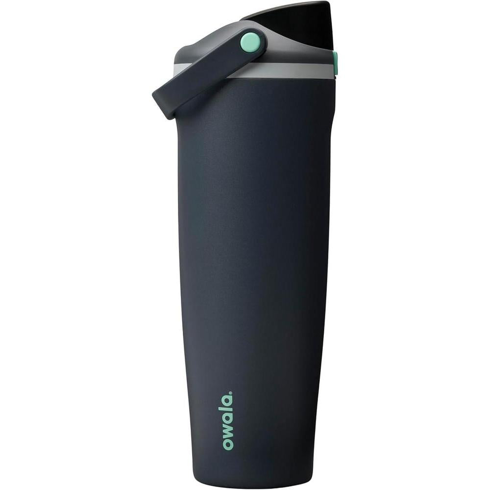 Owala FreeSip Sway Botella de agua de acero inoxidable aislada con boquilla 2 en 1, pajita y asa, ideal para deportes y viajes