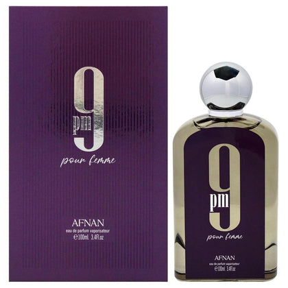 Afnan 9 PM Pour Femme perfume fresco y duradero para mujer, complemento perfecto para colecciones de fragancias