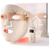 RENPHO máscara 4D de luz roja para terapia facial, ideal regalo, con 324 LEDs cobertura completa y 3 modos de luz