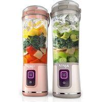 Ninja BC155PS Blast - Licuadora portátil inalámbrica con tapa a prueba de fugas, boquilla para sorbos y componentes aptos para lavavajillas