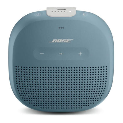 Bose SoundLink Micro Bluetooth Altavoz portátil impermeable con micrófono, color azul piedra