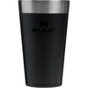 Stanley Adventure Vaso de Cerveza Apilable Acero Inoxidable, Libre de BPA, Aislado, Apto para Lavavajillas, Color Negro