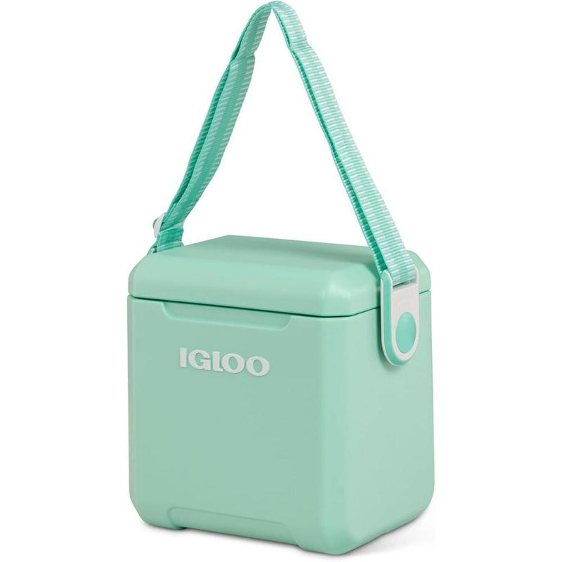 Enfriador estilo picnic Igloo aislado con correa ajustable, aislamiento MaxCold y tapa de bloqueo para acampada y pícnic