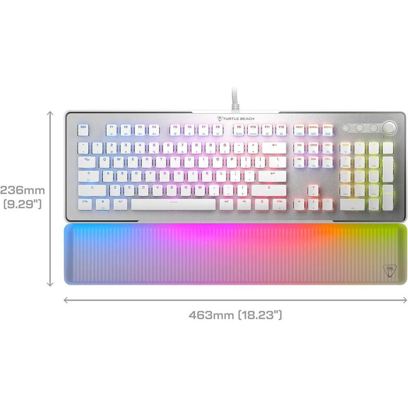 Teclado Gaming PC Turtle Beach Vulcan II Max con RGB Personalizable y Reposa Muñeca