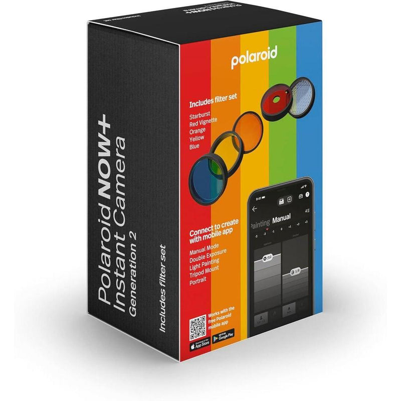 Polaroid Now+ 2da Gen Cámara Instantánea I-Type Bluetooth y App en Verde Bosque, Incluye Filtros Creativos