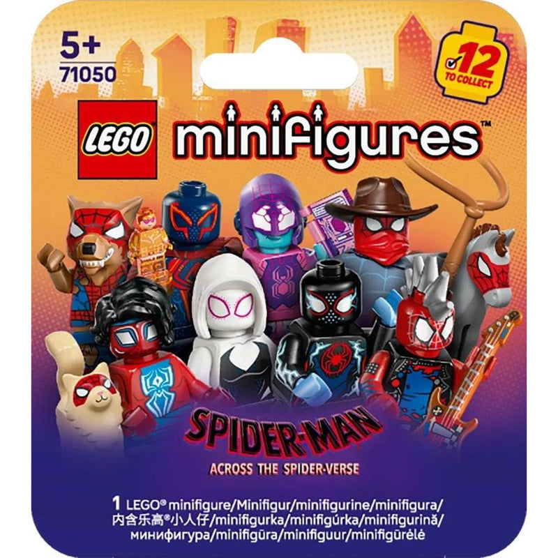 LEGO Minifiguras Spider-Man: Across the Spider-Verse, colección de 1 de 12 juguetes con accesorios para niños +5, caja misteriosa