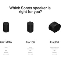 Altavoz Sonos Era 100 SL Blanco, compacto sin micrófono con conectividad WiFi y Bluetooth, ideal para cualquier sistema Sonos