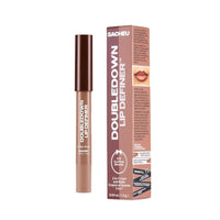 Sacheu DoubleDown Lip Definer - Labial Coreano 2 en 1 con Aceite de Aguacate y Rosa Mosqueta, Hidratante y Satinado