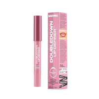 Sacheu DoubleDown Lip Definer: Labial hidratante 2 en 1 con acabado satinado enriquecido con aceites nutritivos