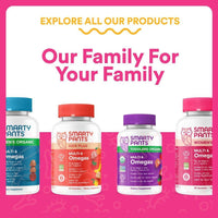 Gomitas SmartyPants Probiotic + Inmunidad para niños, apoya digestión y sistema inmune, sabor fresa, 60 piezas