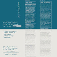 Protector Solar Facial Colorescience Face Shield Flex SPF 50, Óxido De Zinc 12%, 53.2g