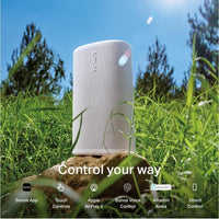 Sonos Play - Altavoz Bluetooth portátil con WiFi y Alexa, batería de larga duración y base de carga, color blanco