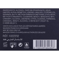 Maison Francis Kurkdjian Eau De Parfum Oud Satin Mood Spray, Aroma Ámbar y Vainilla